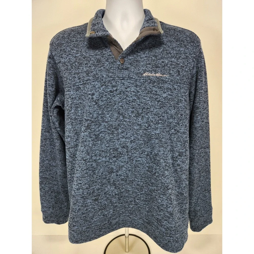 Eddie Bauer Fleece Lined‎ Mid-Weight Pullover Sweatshirt Men's Size L